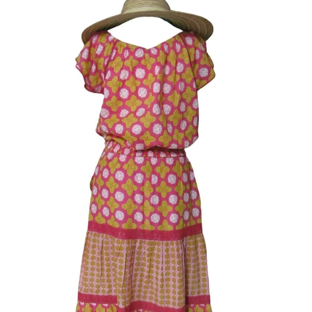 SIGRID OLSEN LADIES 2 PIECE SHIRT & MAXI SKIRT SET - Picture 7 of 15